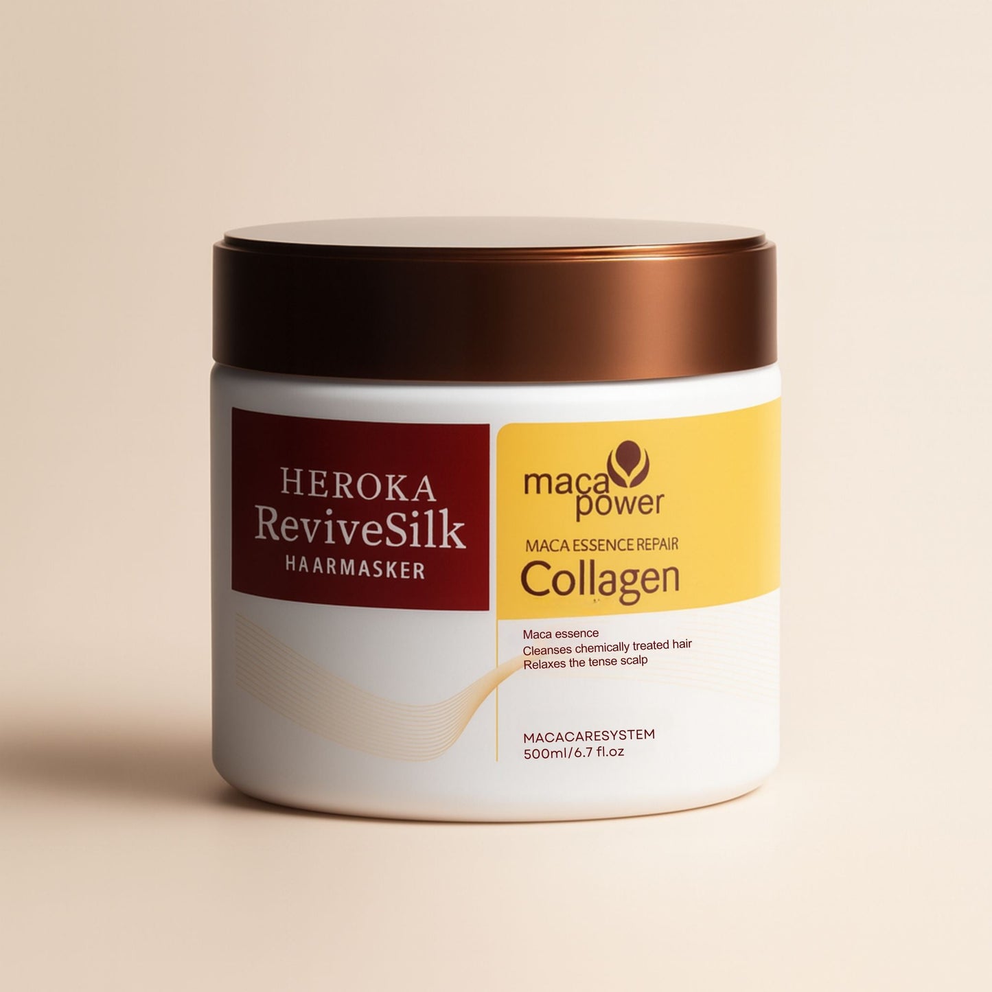 ReviveSilk Haarmasker 500 ml voor droog & beschadigd haar