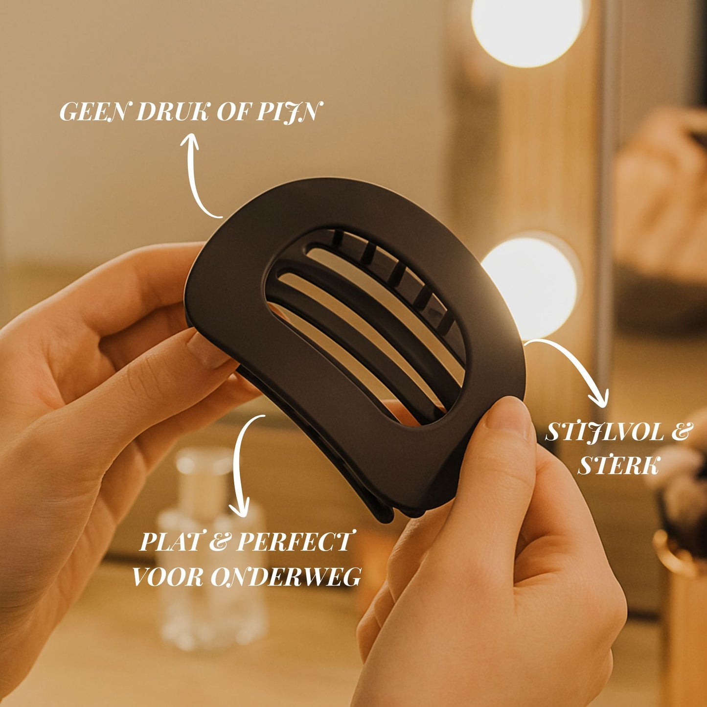 COMFORVA | HAARCLIPS ZONDER DRUKPUNTEN